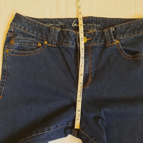 Lane Bryant Slim Boot Straight Fit Genius Fit Dark Wash Jeans 18 average - Picture 11 of 12
